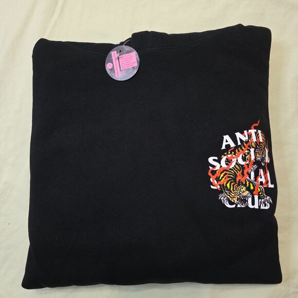 Anti Social Social Club Tiger Blood Sweatshirt Black - Picture 1 of 4